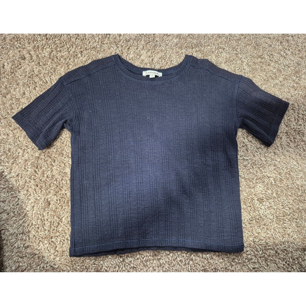 Caramel boys ribbed shirt size 4